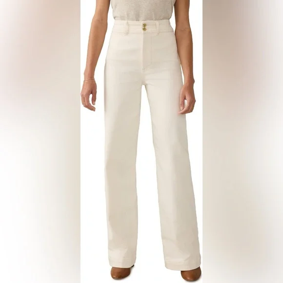 NEW Faherty Wide Leg Corduroy Pants Size 31 - Picture 1 of 10